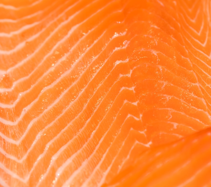 Photo gratuit gros plan, de, viande fraîchement coupée