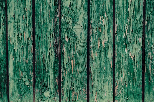Gros plan de vieilles planches de bois