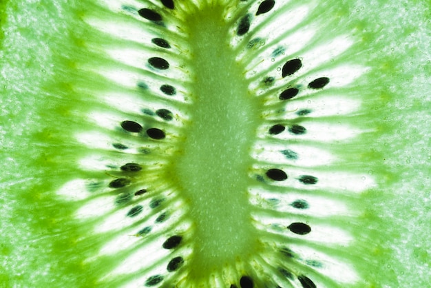 Gros plan, vue frontale, de, kiwi