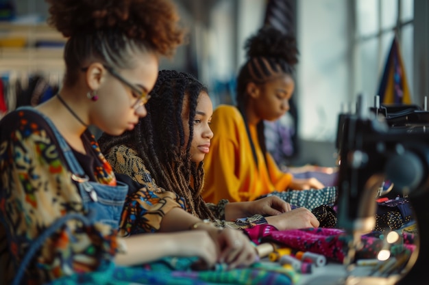 Photo gratuite un groupe d'adolescents et de jeunes de différentes origines effectuant des activités ensemble pour célébrer la journée mondiale des compétences des jeunes