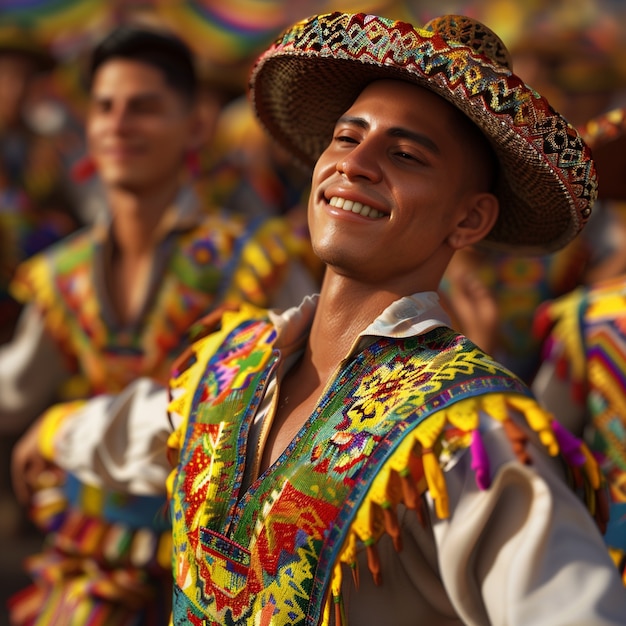 Un groupe d'amis colombiens passent du temps ensemble et s'amusent.