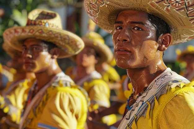 Photo gratuite un groupe d'amis colombiens passent du temps ensemble et s'amusent.