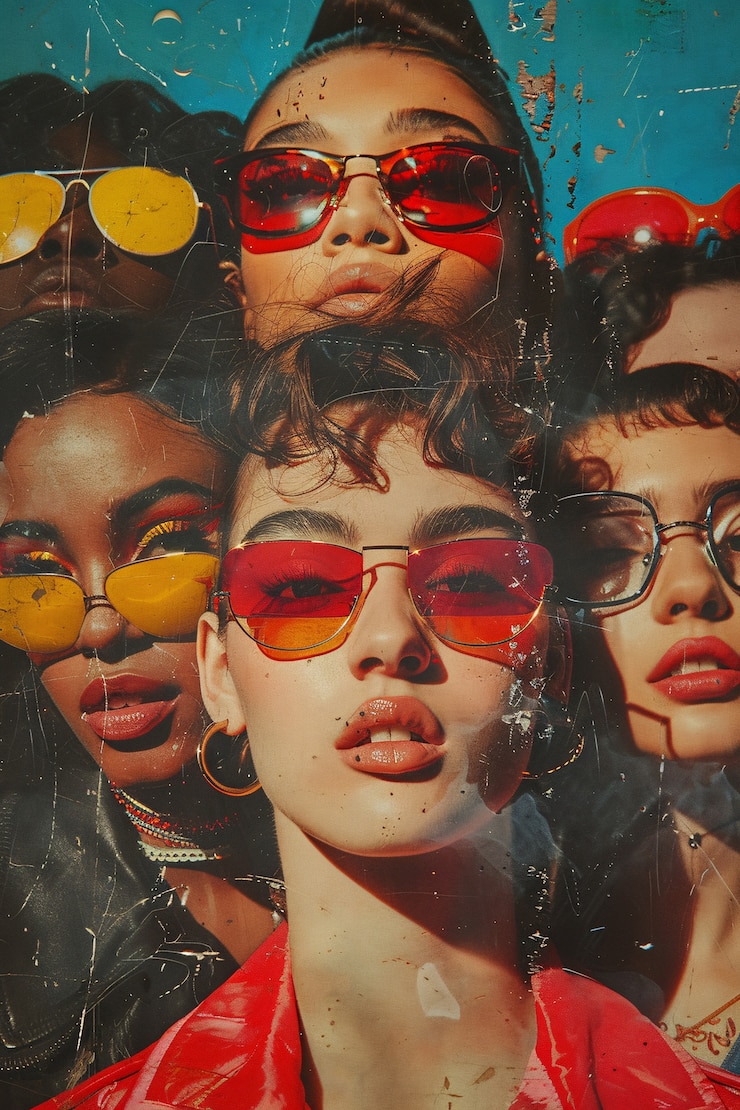 Photo gratuit groupe de jeunesse d'inspiration pop