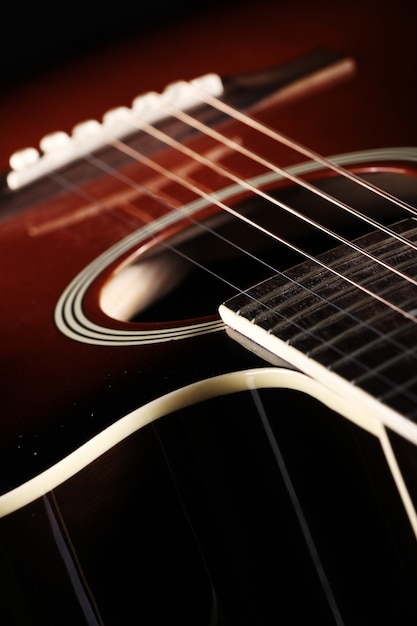 Photo gratuite guitare acoustique classique