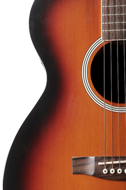 Photo gratuite guitare acoustique classique