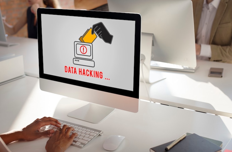 Photo gratuit hacker spyware cybercriminalité phishing fraude concept