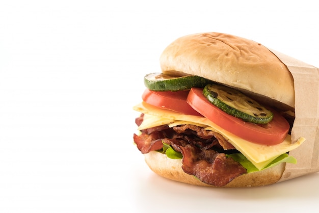 Hamburger de bacon