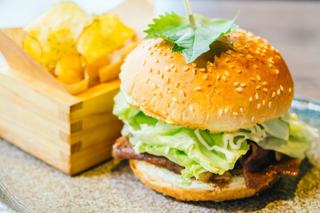 Hamburger de boeuf