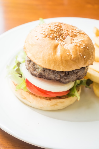 Hamburger de boeuf