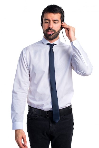 Handsome Telemarketer Homme