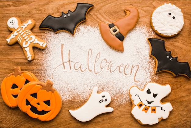 Happy halloween design elements