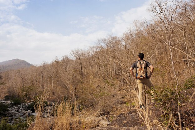 Hiker in nature