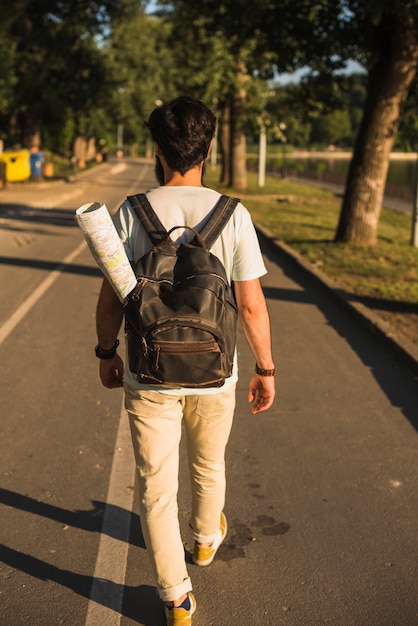 Photo gratuite hipster sac à dos