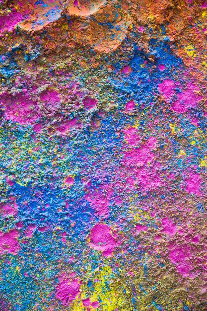 Holi couleurs mélange explosion