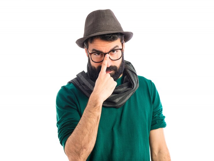 Photo gratuit homme bohémien blanc