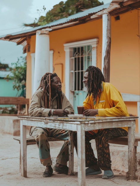 Photo gratuite un homme avec des dreads en jamaïque