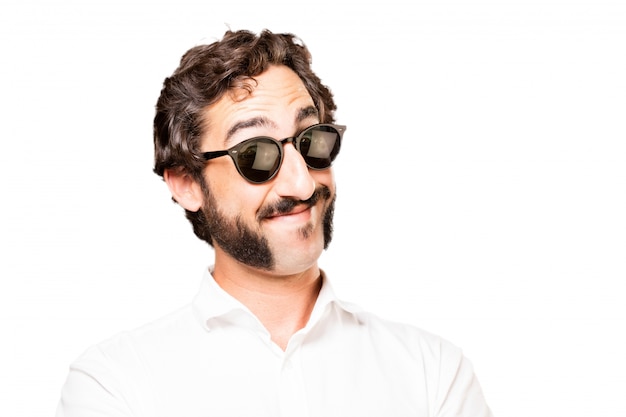 Photo gratuite l'homme avec des lunettes de soleil