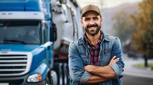 Un homme qui travaille comme chauffeur de camion se fait passer pour