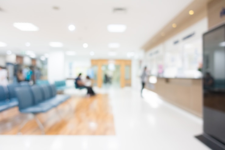 Photo gratuit hôpital blur