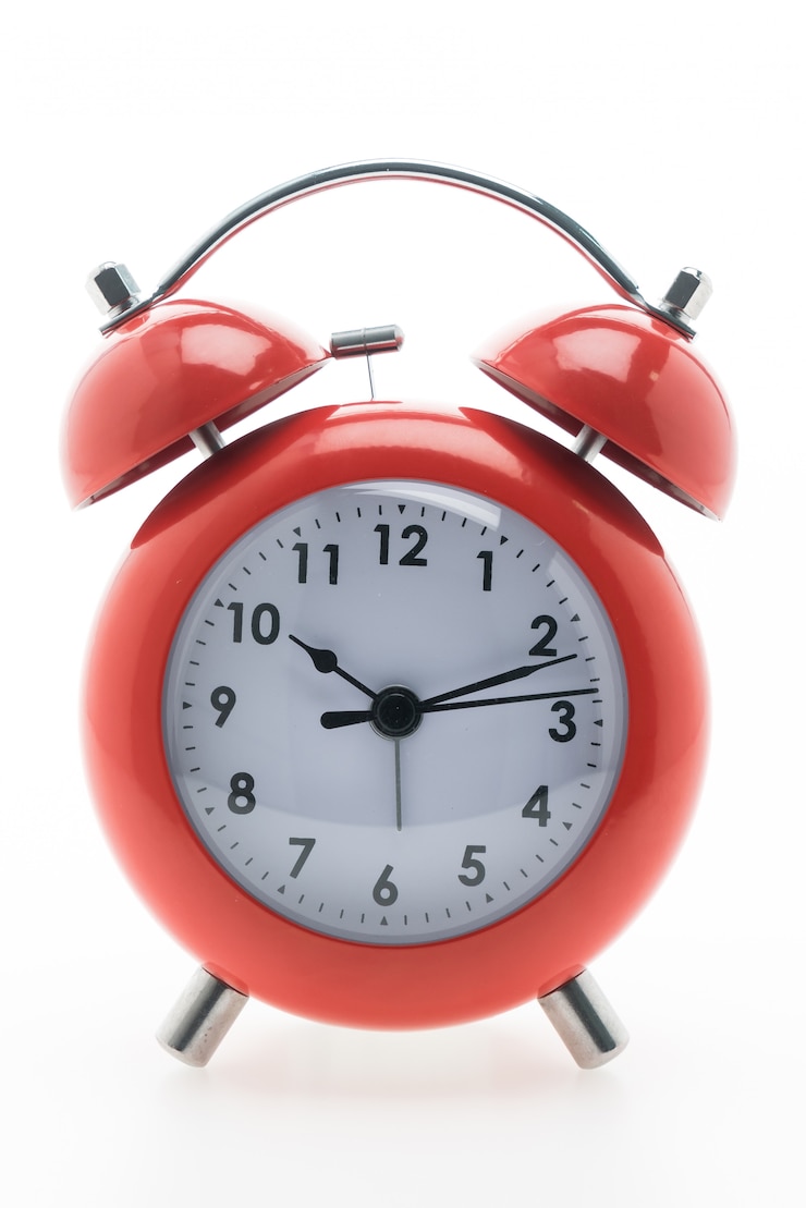 Photo gratuit horloge de réveil classique