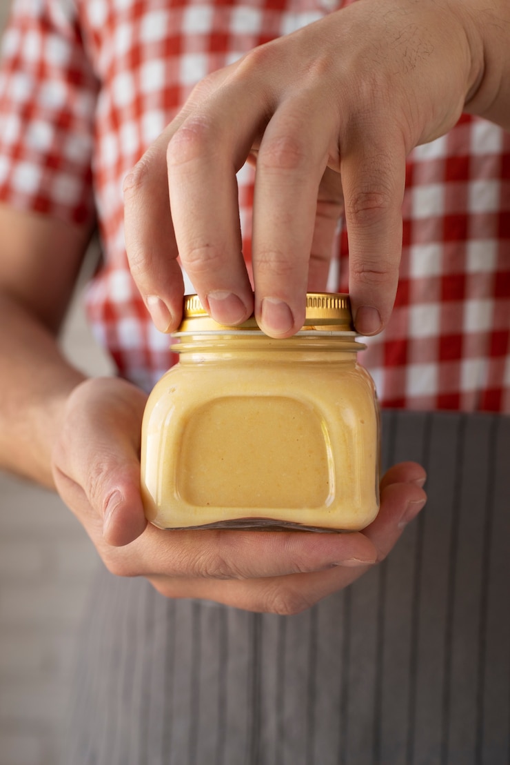 Photo gratuit houmous coloré et savoureux avec des ingrédients