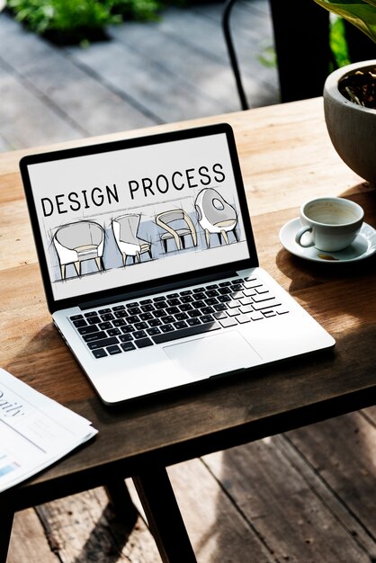 Icône de processus de conception de création d'idées