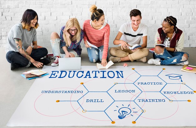 Icône de programme de certification de l'Académie de l'éducation