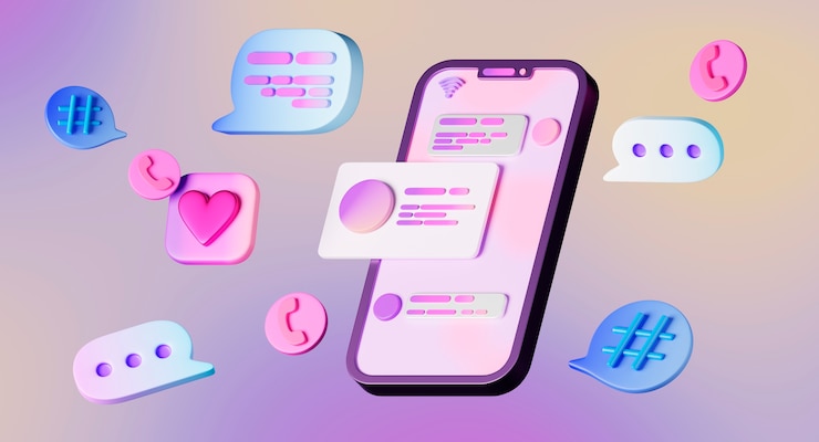 Photo gratuit les icônes de la communication et des médias sociaux