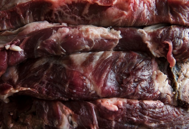 Idée de recette de photographie de steak de boeuf