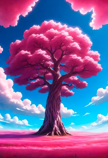 L'illustration de l'arbre de l'anime