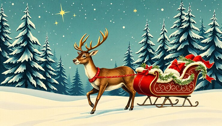 Photo gratuit illustration de la célébration de la saison de noël