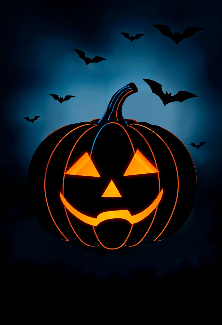 Photo gratuit illustration de la citrouille d'halloween