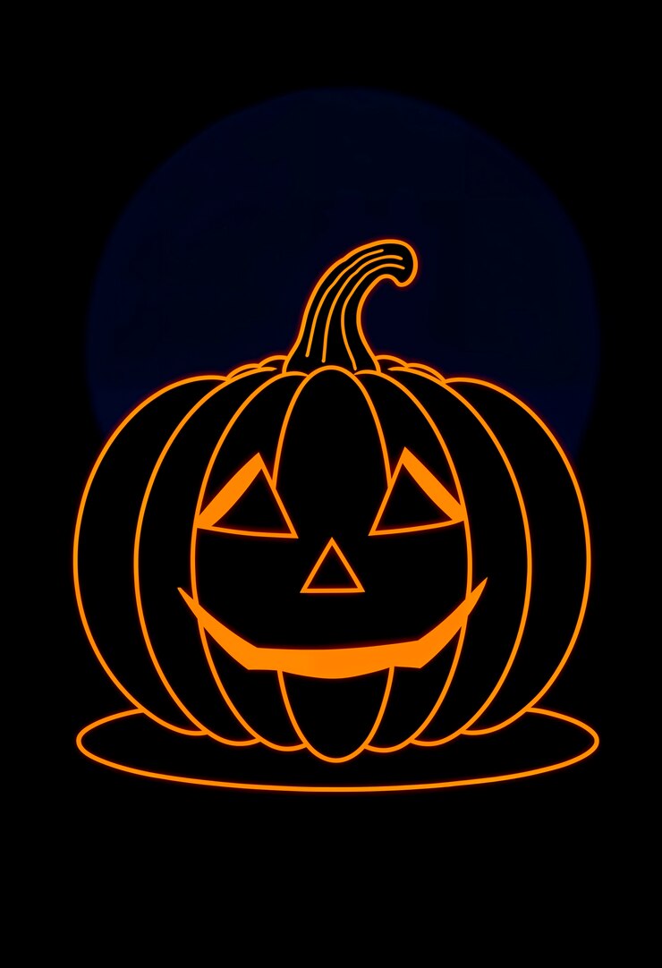 Photo gratuit illustration de la citrouille d'halloween