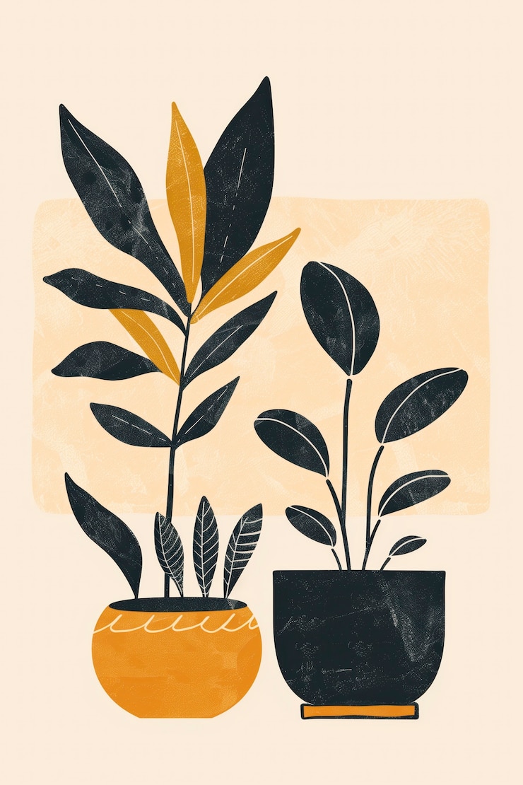 Photo gratuit illustration dans le style de l'art numérique avec de la poterie