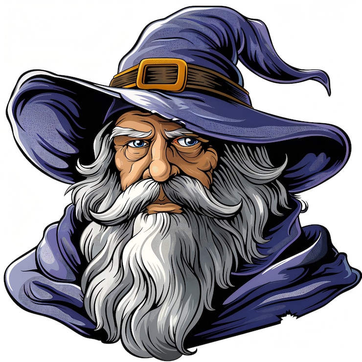 Photo gratuit illustration de dessin animé du sorcier