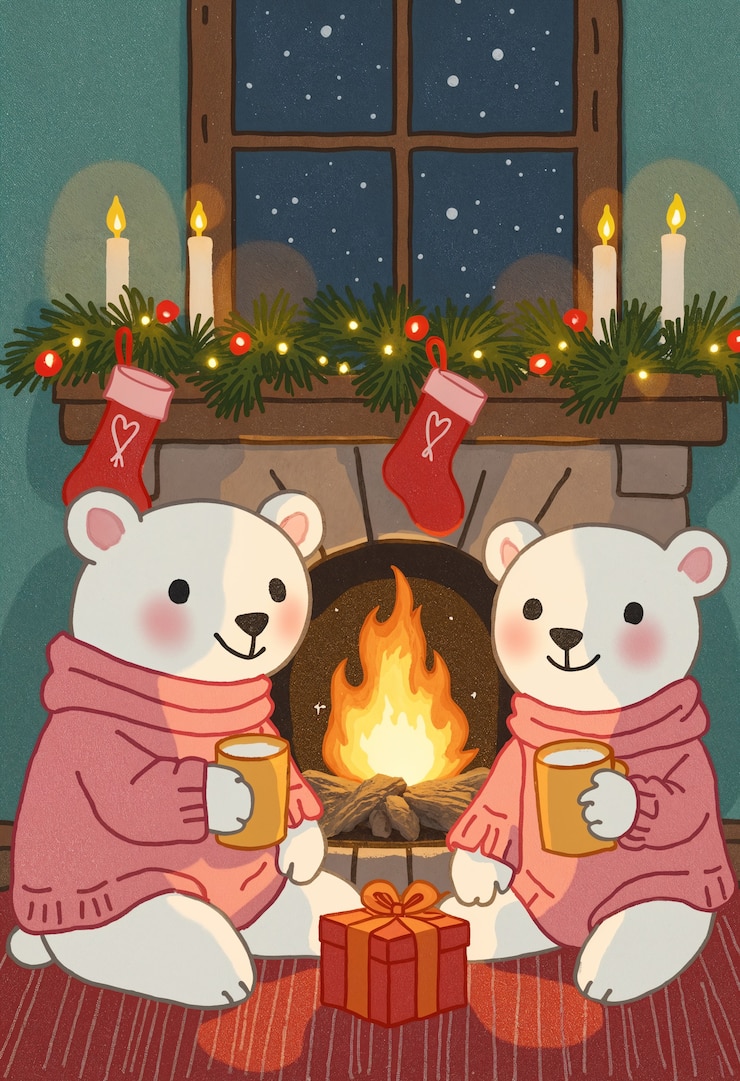 Photo gratuit illustration de dessin de noël