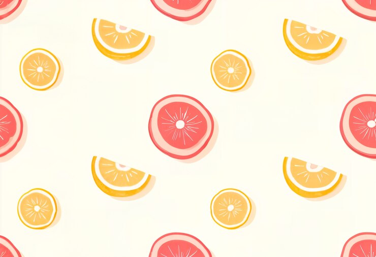 Photo gratuit illustration du motif fruité