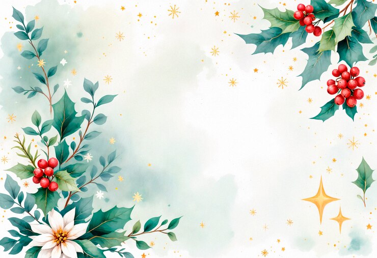 Photo gratuit l'illustration du vison à l'aquarelle de noël