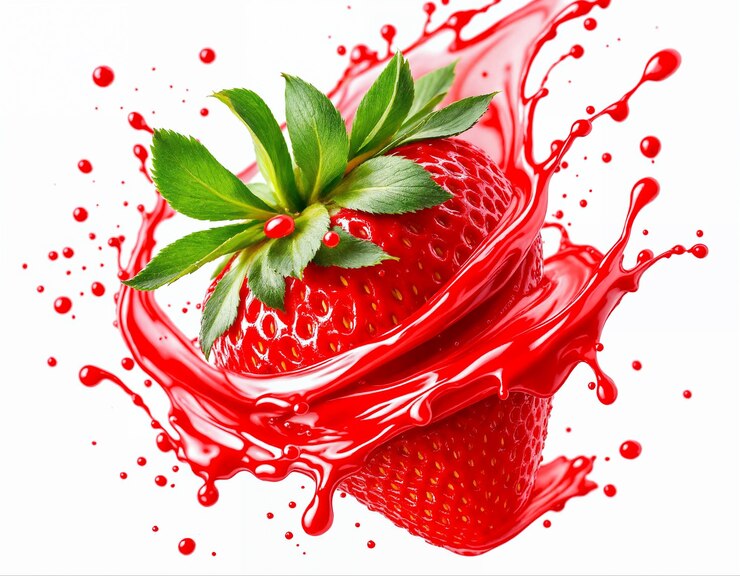 Photo gratuit illustration d'éclaboussure de fruits avec du jus
