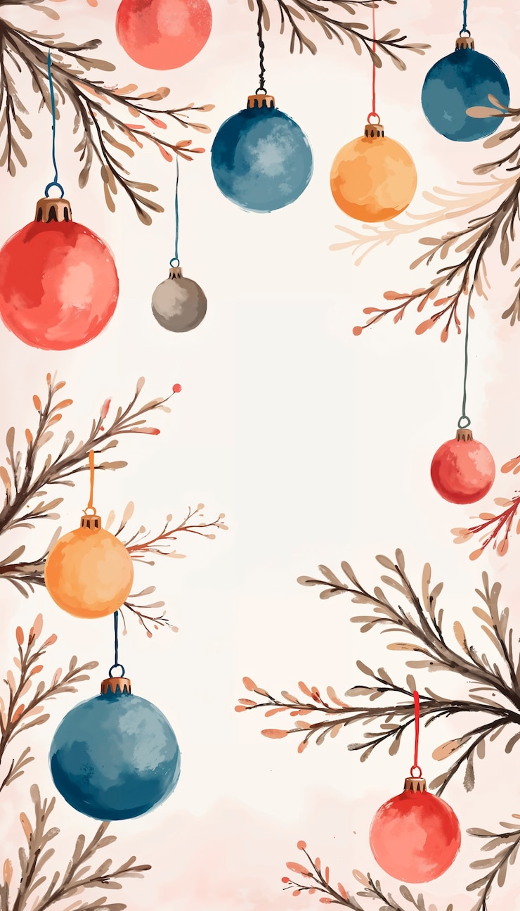 Photo gratuit illustration de fond des bijoux de noël