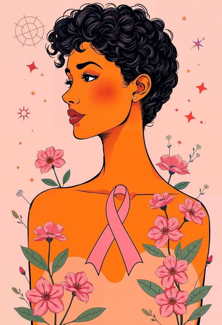 Photo gratuit illustration de la sensibilisation au cancer du sein