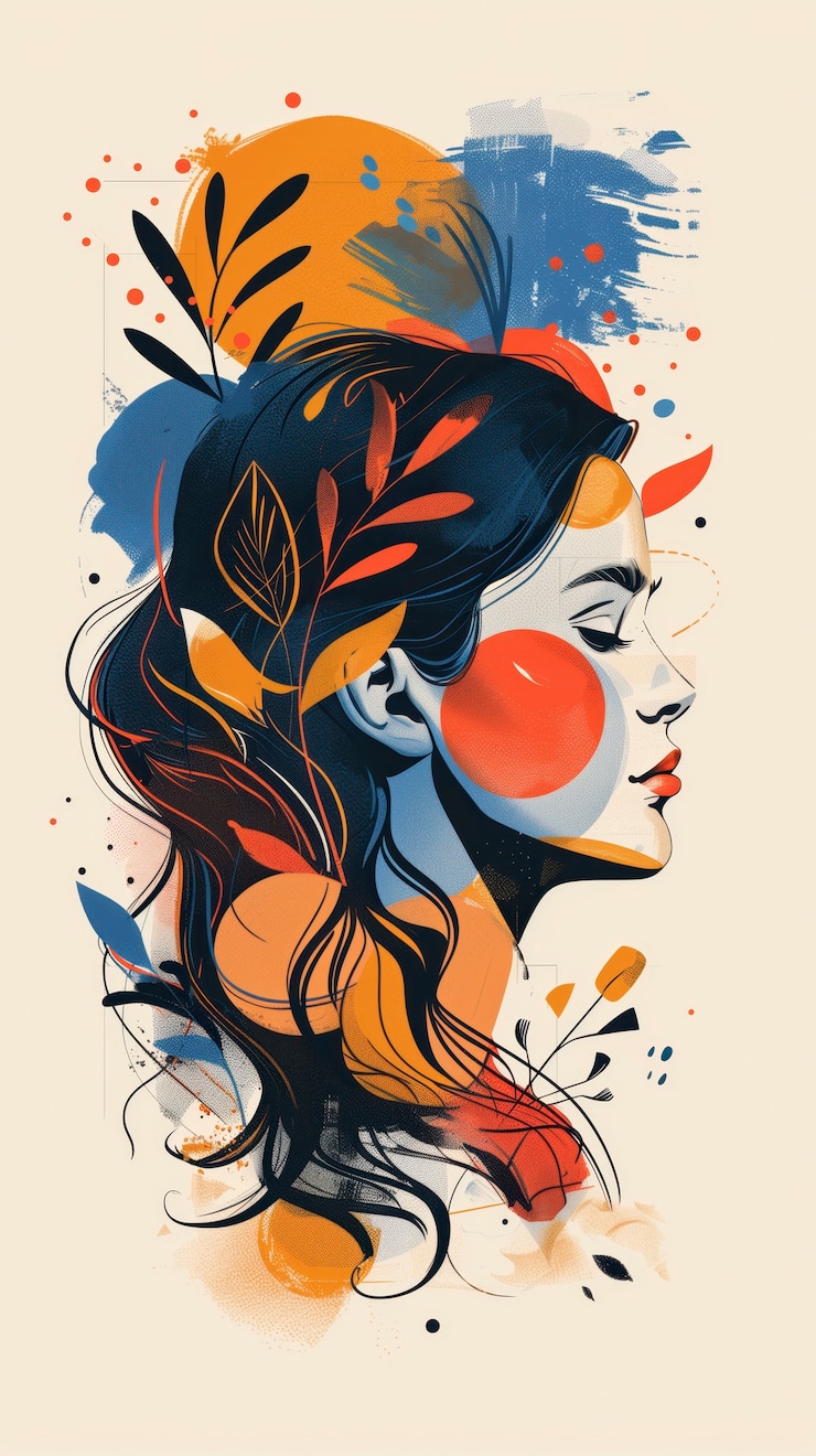 Photo gratuit illustration de style artistique numérique pour la sensibilisation à la journée de la santé mentale