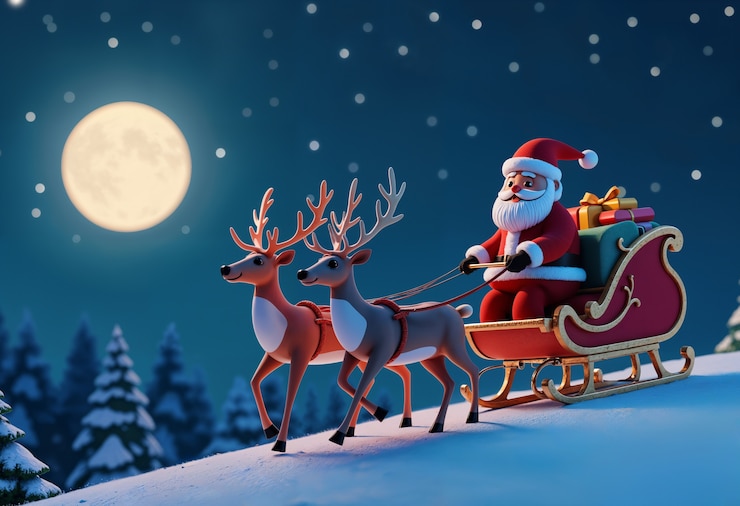 Photo gratuit l'illustration de la vie quotidienne du père noël