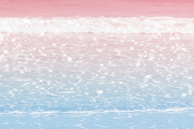 Image d'arrière-plan des vagues de l'océan ombre pastel