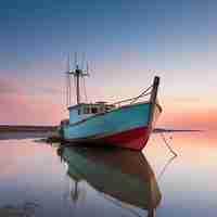 Photo gratuite une image de bateau générée