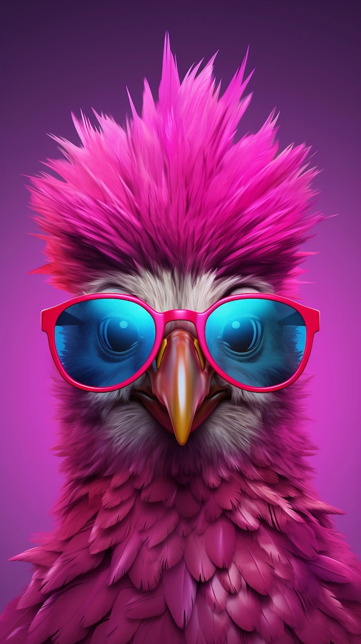 Photo gratuit une image drôle avec un animal.