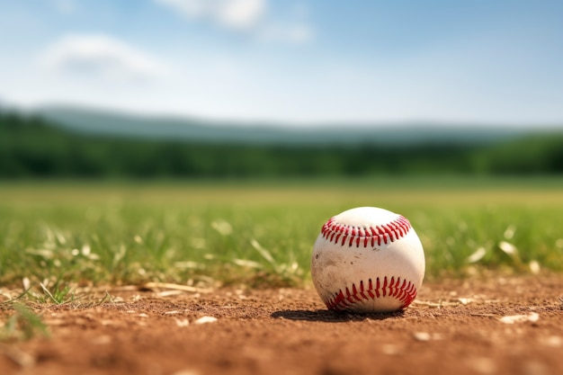 Photo gratuite image générée par ai de baseball