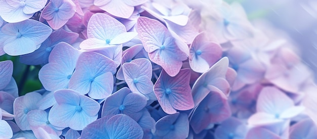 Image générée par l'IA de fond floral naturel délicat