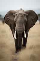 Photo gratuite image d'intelligence artificielle d'éléphant