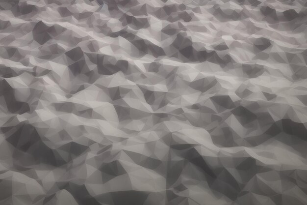 Une image en noir et blanc d'une surface d'eau avec un motif de triangles.